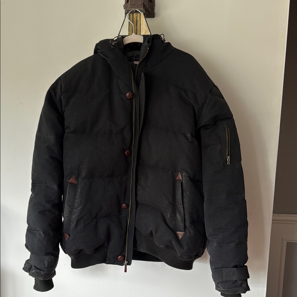 Men's Black Puffer Jacket